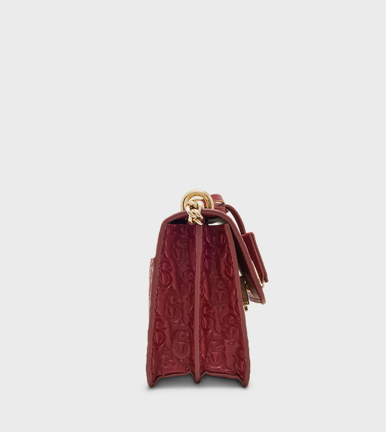 BCOAL-E Logo Detail Flap Crossbody Bag