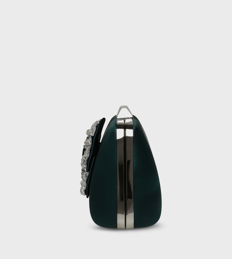 BSLOAN Embellished Bow Clutch