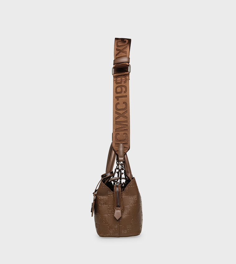 BTENOR-C Monogram Patterned Satchel Bag