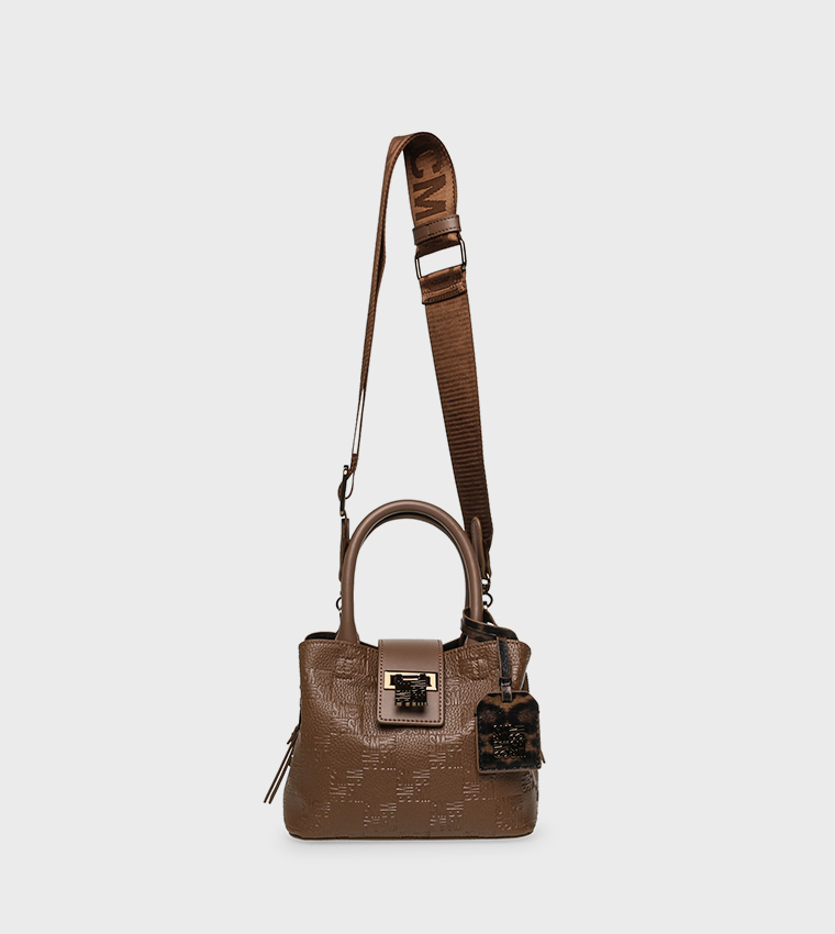 BTENOR-C Monogram Patterned Satchel Bag