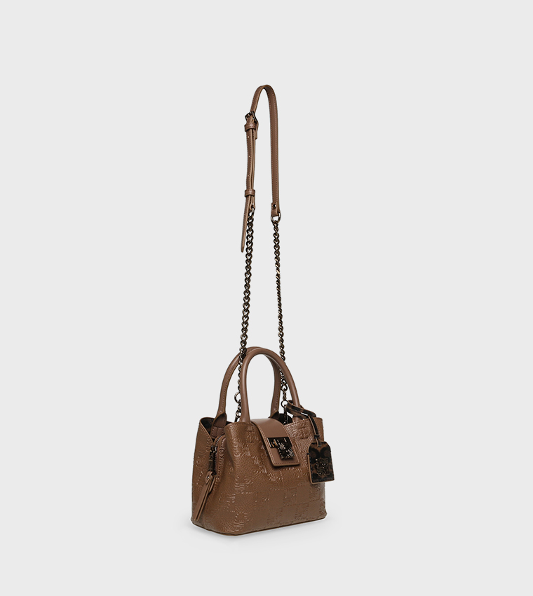 BTENOR-C Monogram Patterned Satchel Bag