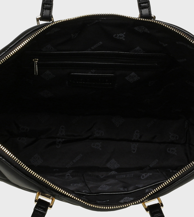 BVUSE Logo Detail Puffer Tote Bag
