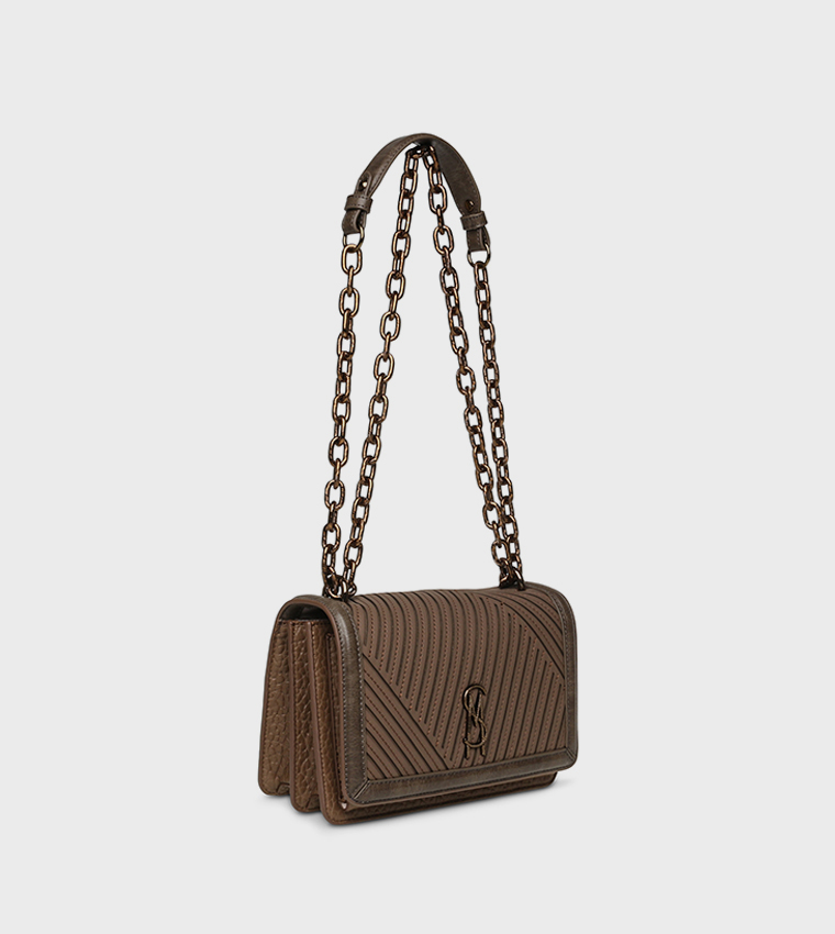 BALIZE Stitch Detail Convertible Mini Bag