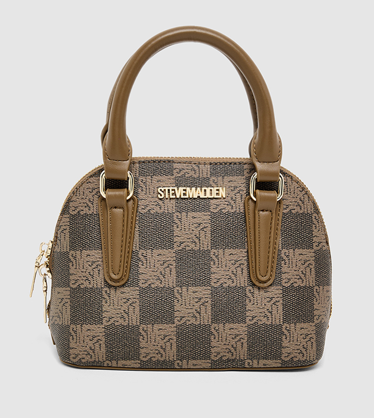 Monogram Patterned Handheld Bag