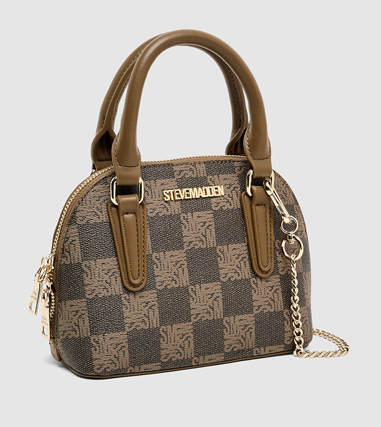 Monogram Patterned Handheld Bag