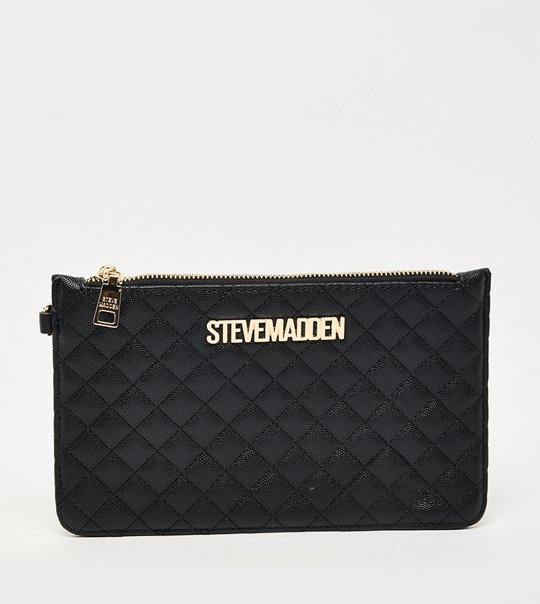 Quilted Tote Bag with Pouch