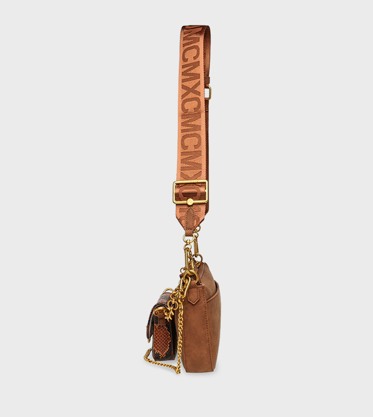 BNAIM-S Snakeskin Crossbody Bag