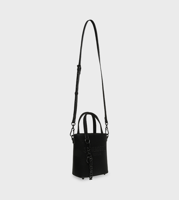 BRIGGY Logo Embossed Bucket Bag