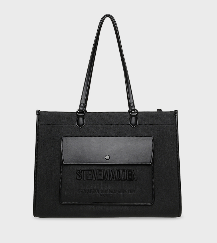 BENCE Logo Embroidered Tote Bag