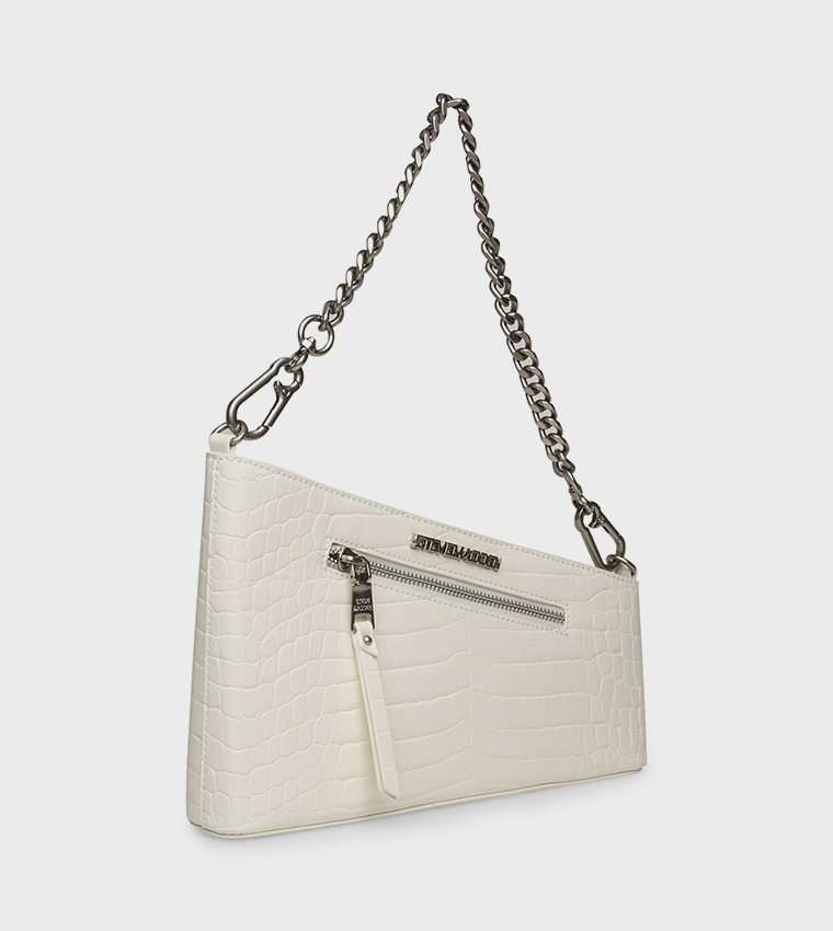 BTATE Croc Textured Shoulder Bag