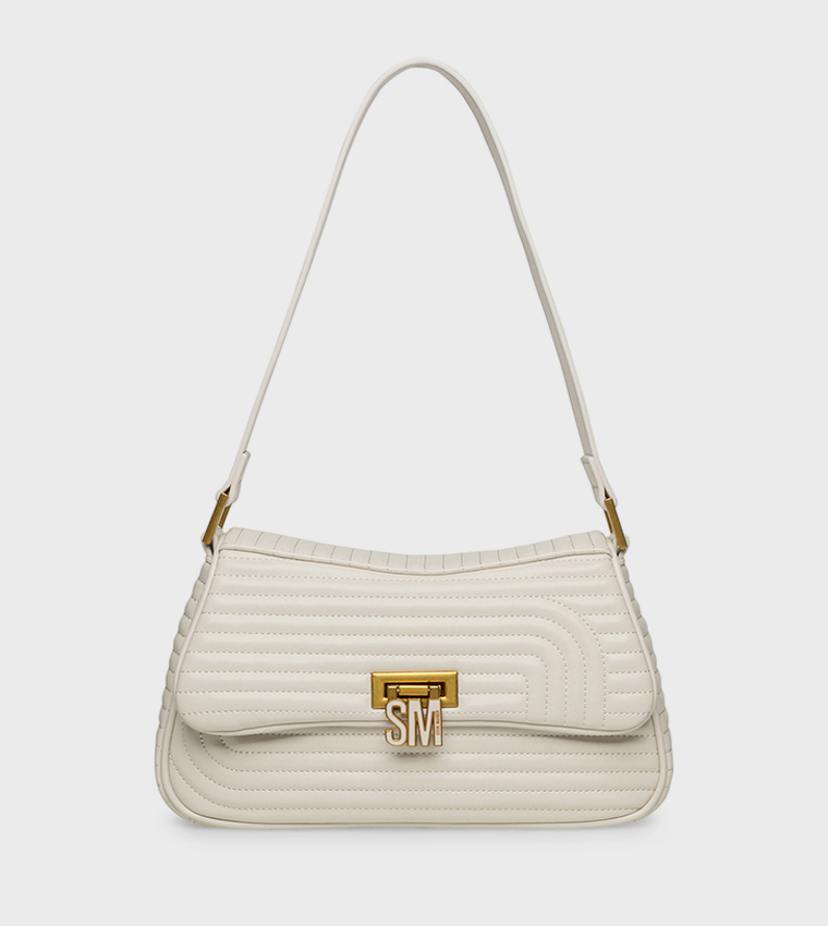 BKES Quilted Flap Shoulder Bag