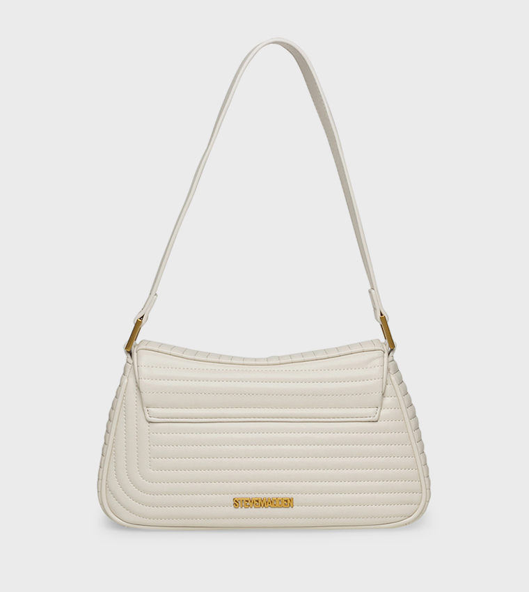 BKES Quilted Flap Shoulder Bag