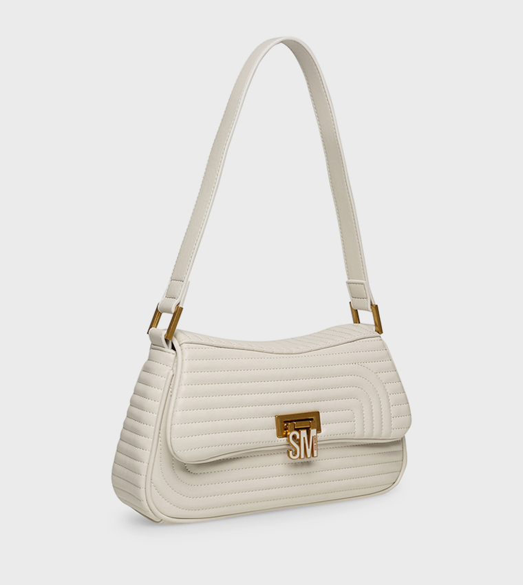 BKES Quilted Flap Shoulder Bag