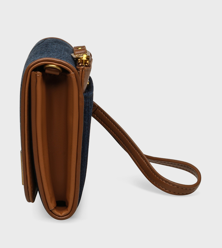 BTIN-N Quilted Flap Long Wallet