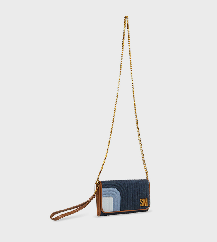 BTIN-N Quilted Flap Long Wallet