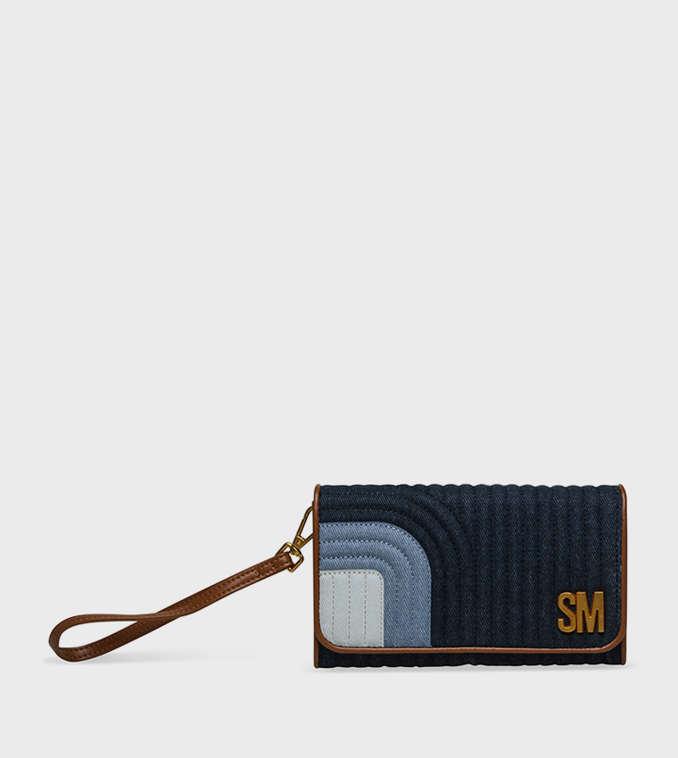 BTIN-N Quilted Flap Long Wallet