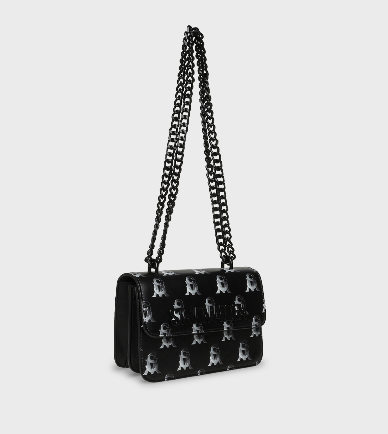 BNEAL Debossed Crossbody Bag