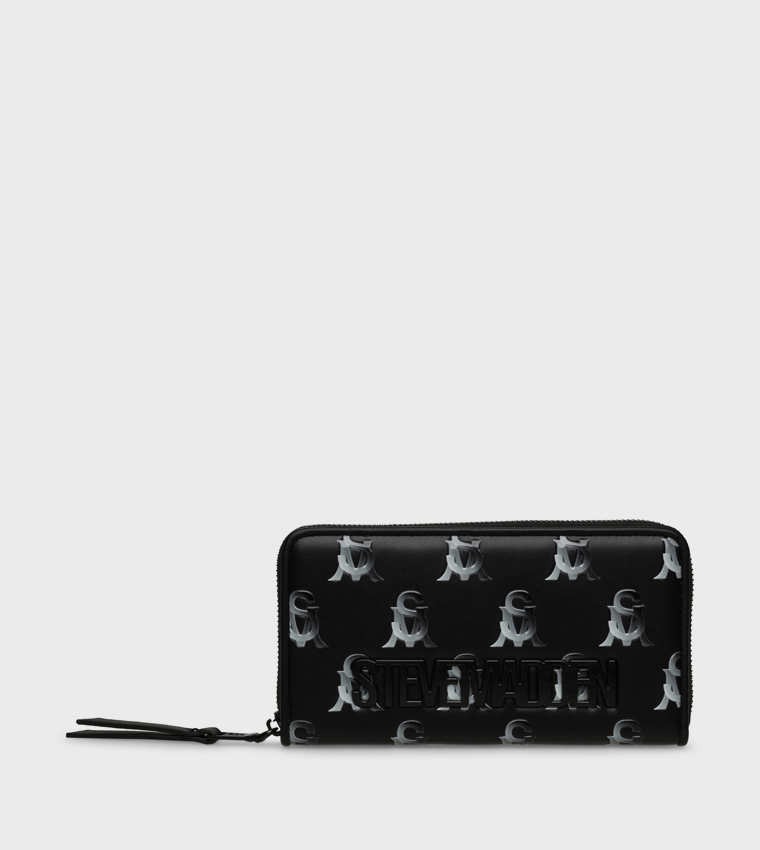 BWANNA Debossed Zip-Around Wallet