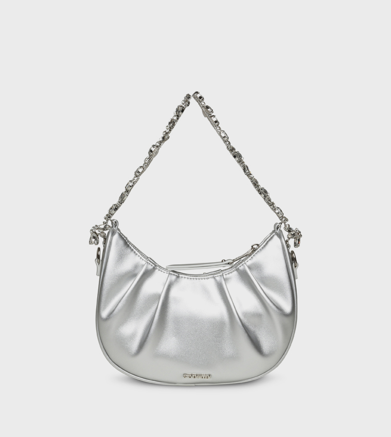 BSAFFY Embellished Hobo Bag
