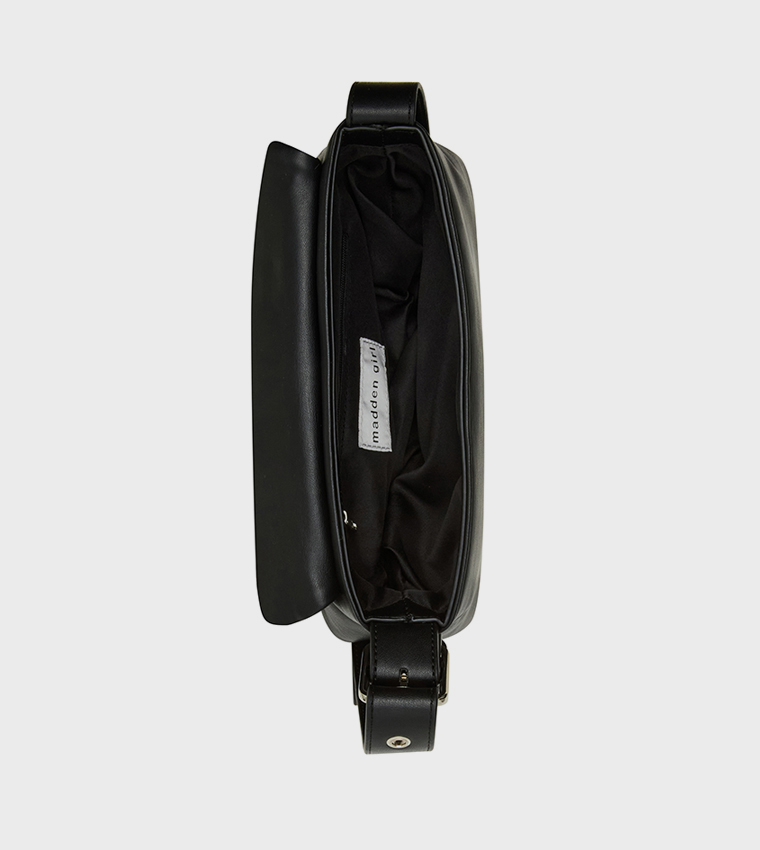ACASSIE Logo Detail Flap Crossbody Bag