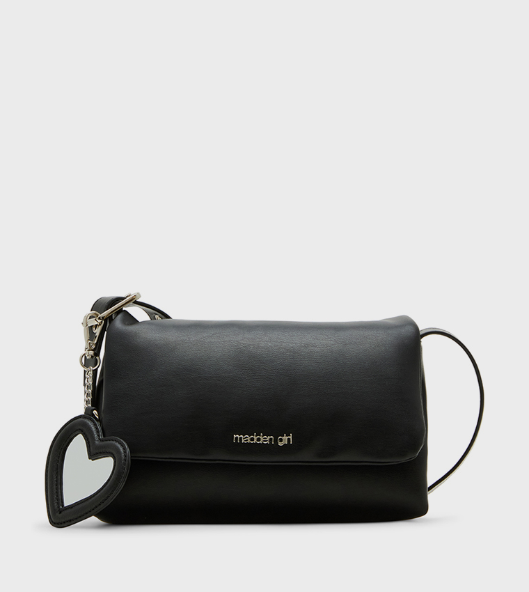 ACASSIE Logo Detail Flap Crossbody Bag