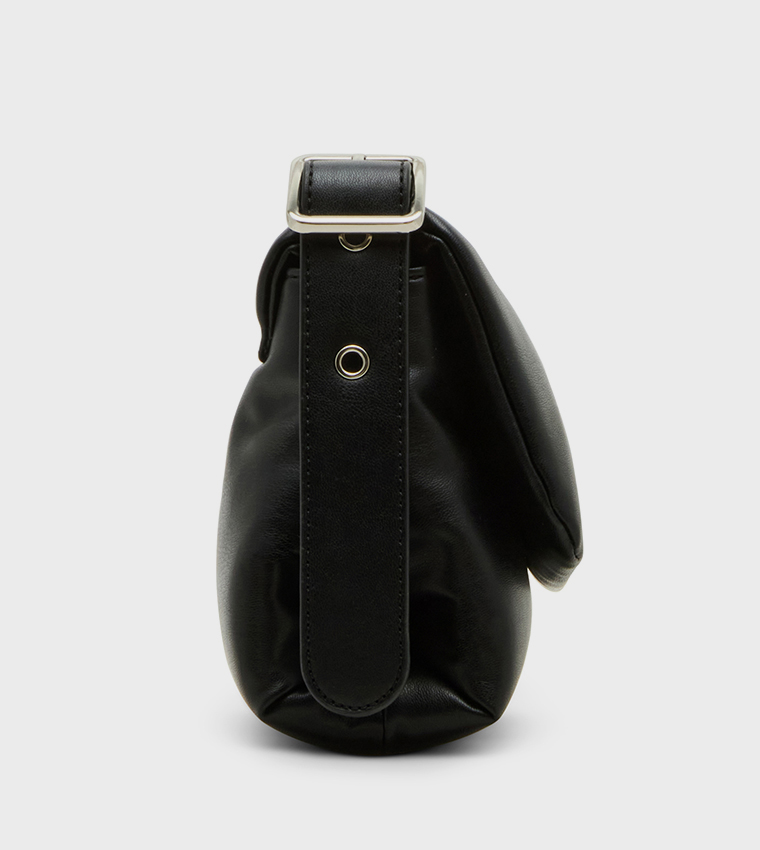 ACASSIE Logo Detail Flap Crossbody Bag