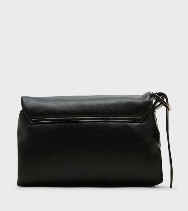 ACASSIE Logo Detail Flap Crossbody Bag