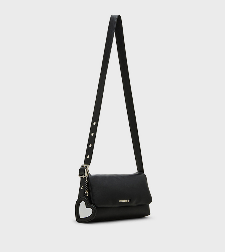 ACASSIE Logo Detail Flap Crossbody Bag