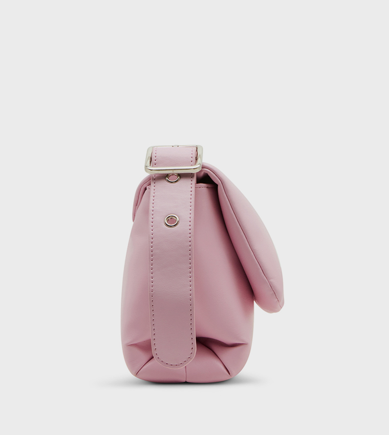 ACASSIE Logo Detail Flap Crossbody Bag
