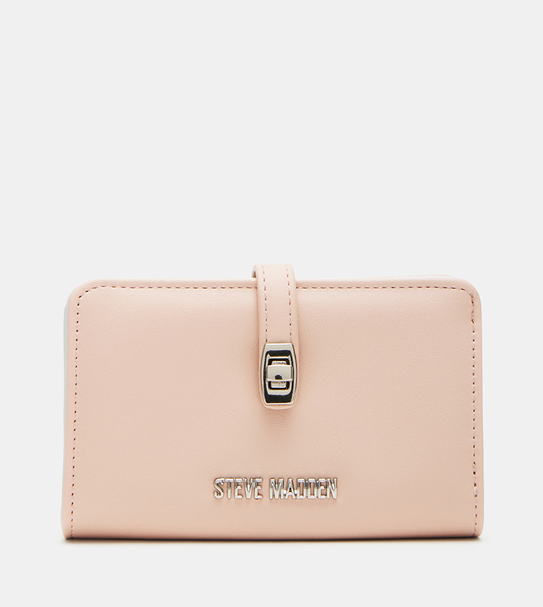 BLAYER Logo Detail Twist-Lock Wallet