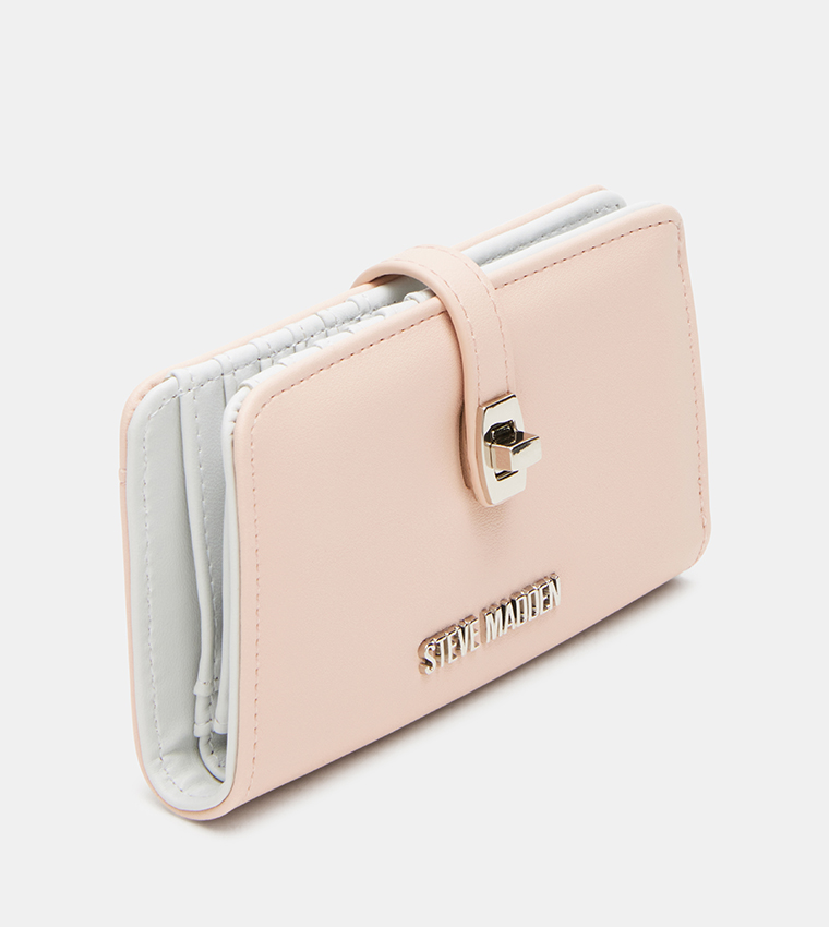 BLAYER Logo Detail Twist-Lock Wallet