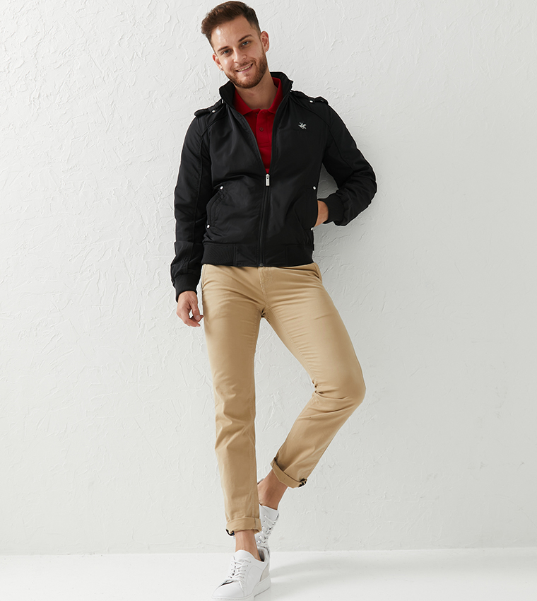 Moto-Madness Zip Off Sleeve Jacket-BP Black