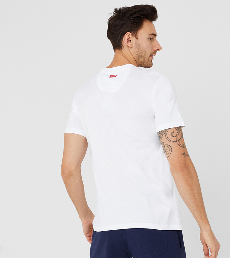Optical Illusion Tee-White