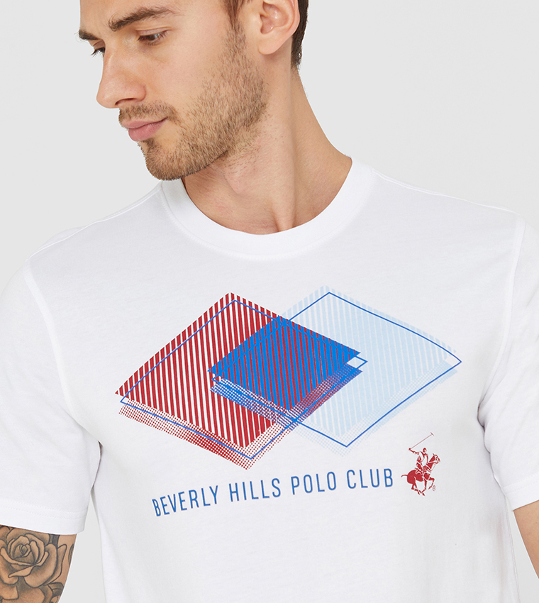 Optical Illusion Tee-White