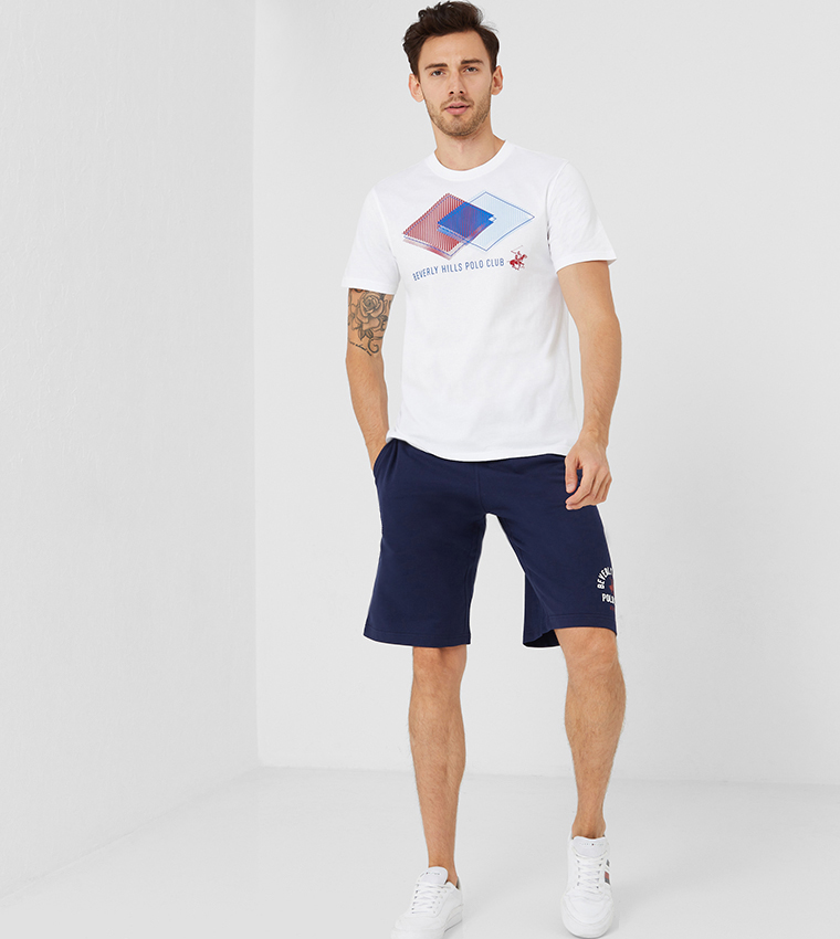 Optical Illusion Tee-White