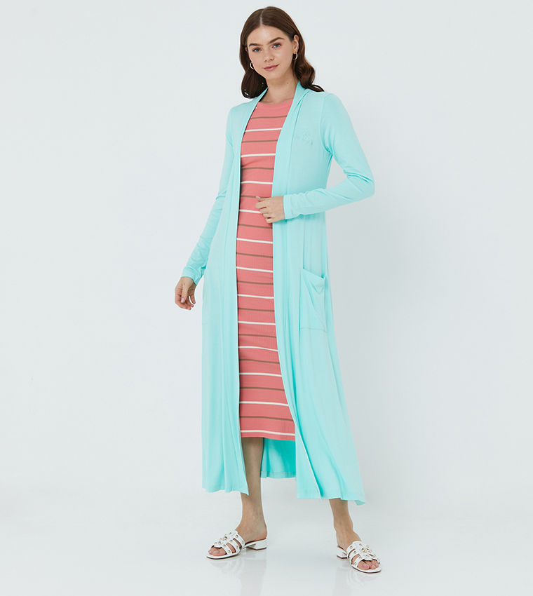 كارديجان كم طويل سادة 