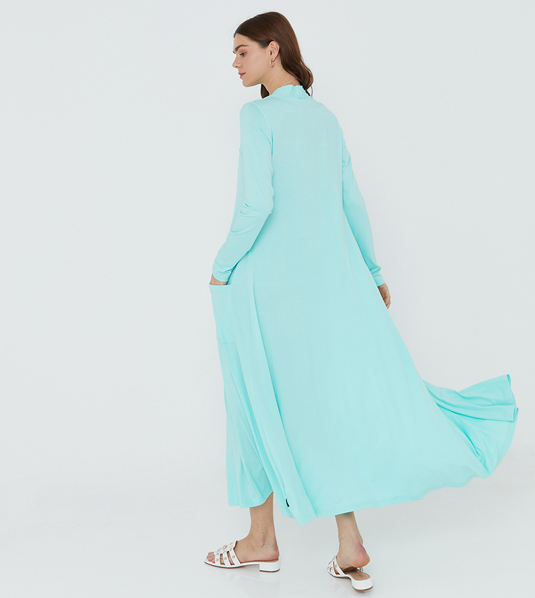 كارديجان كم طويل سادة 