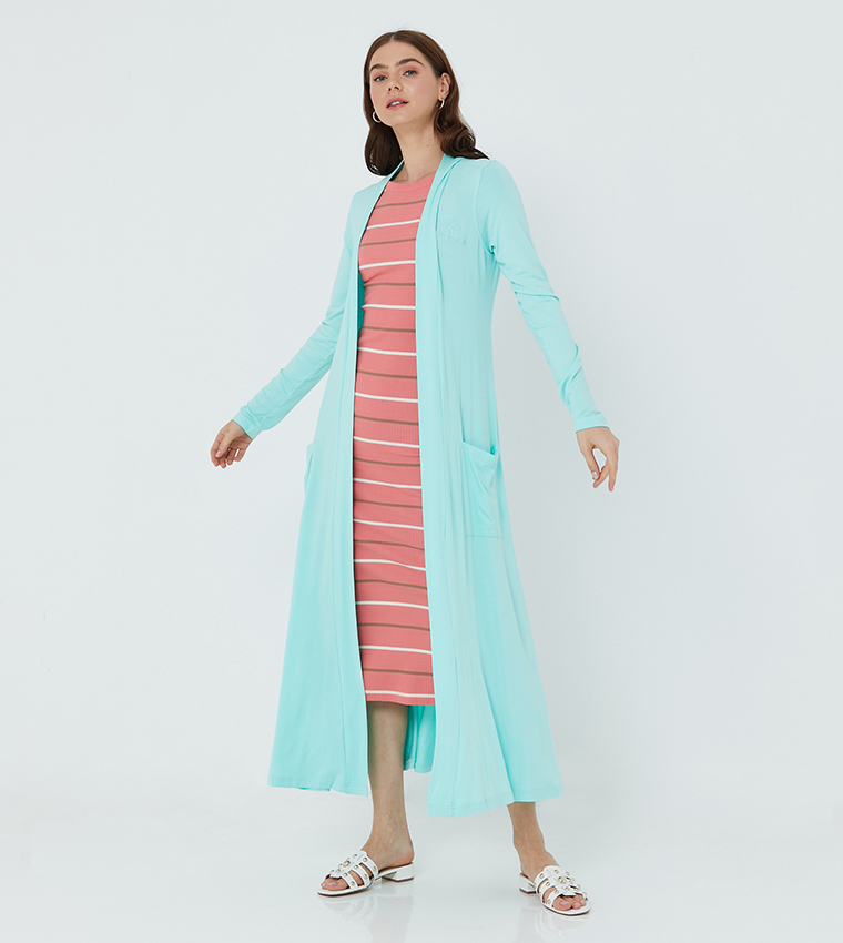 كارديجان كم طويل سادة 