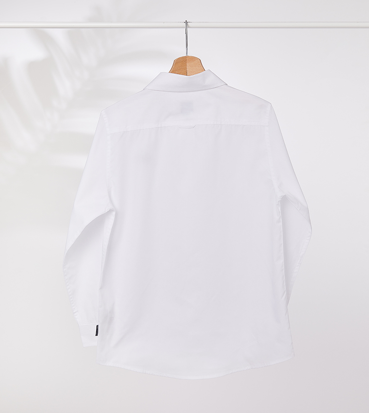 Logo Detail Long Sleeves Shirt