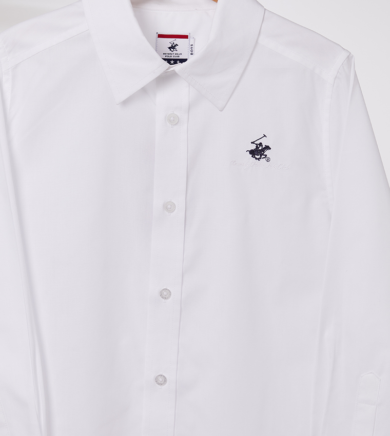 Logo Detail Long Sleeves Shirt
