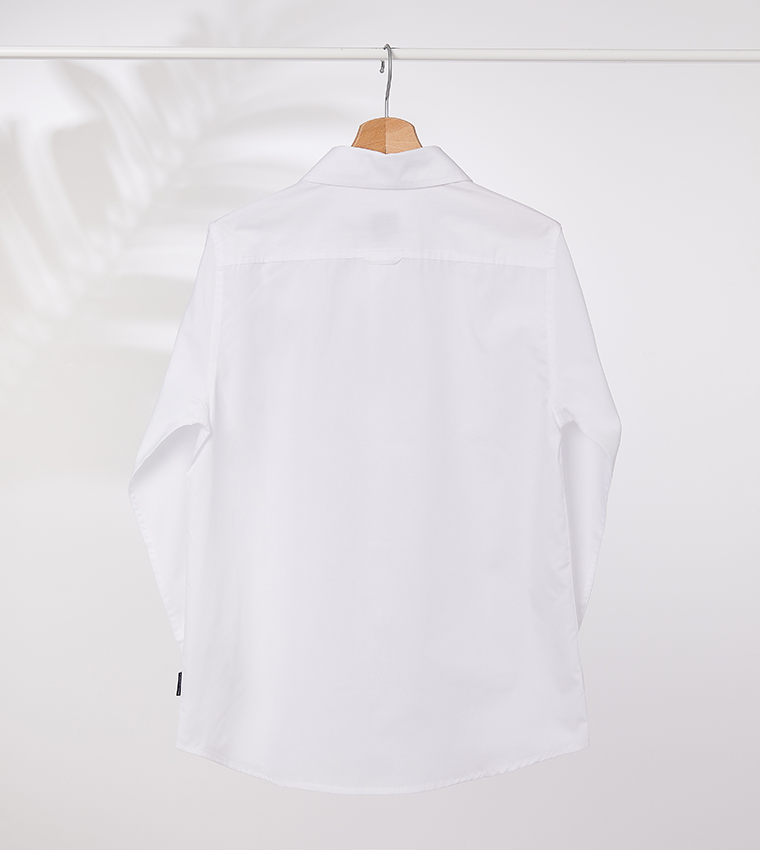 Logo Detail Long Sleeves Shirt