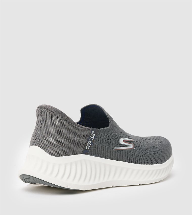 GO WALK NOW Textured Slip-On Shoes