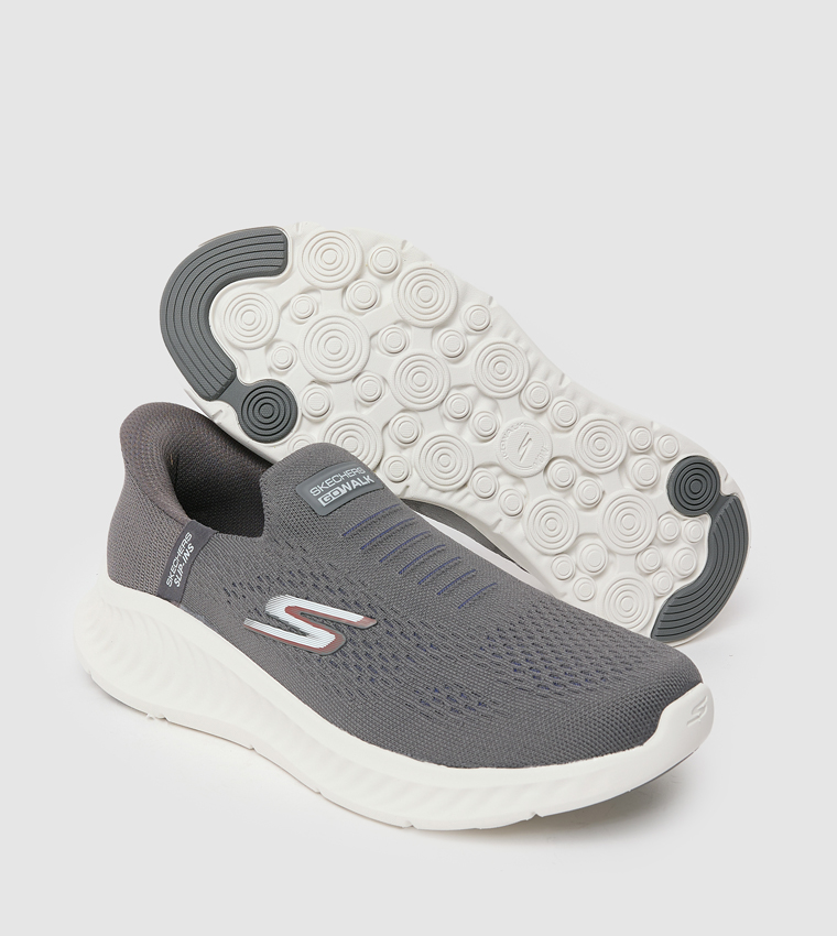 GO WALK NOW Textured Slip-On Shoes