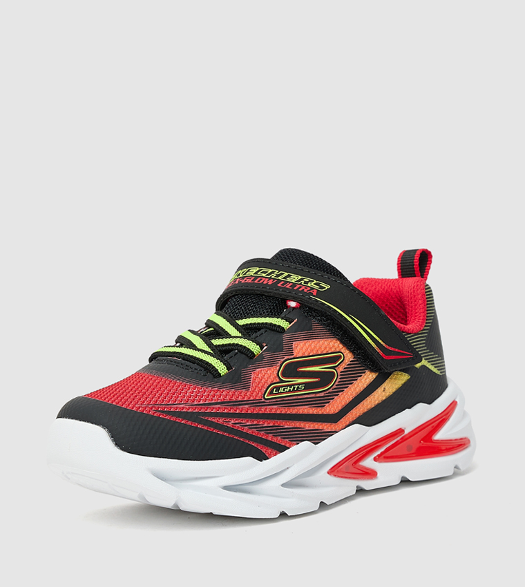 FLEX-GLOW 4K Velcro Closure Sneakers