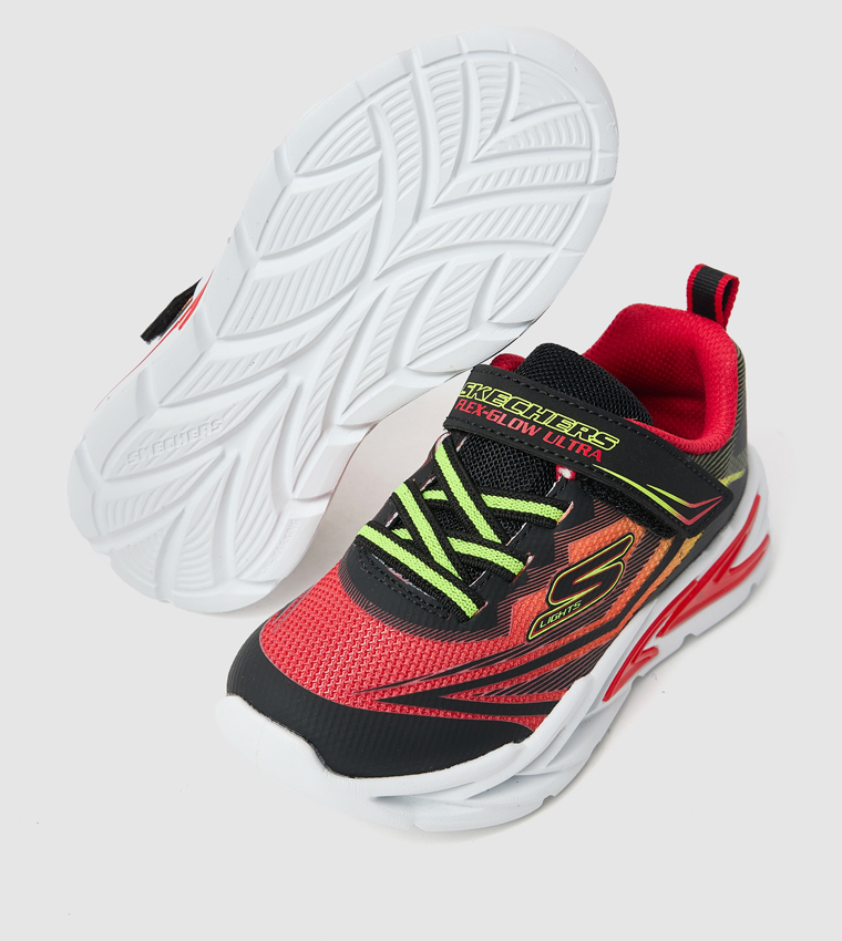 FLEX-GLOW 4K Velcro Closure Sneakers