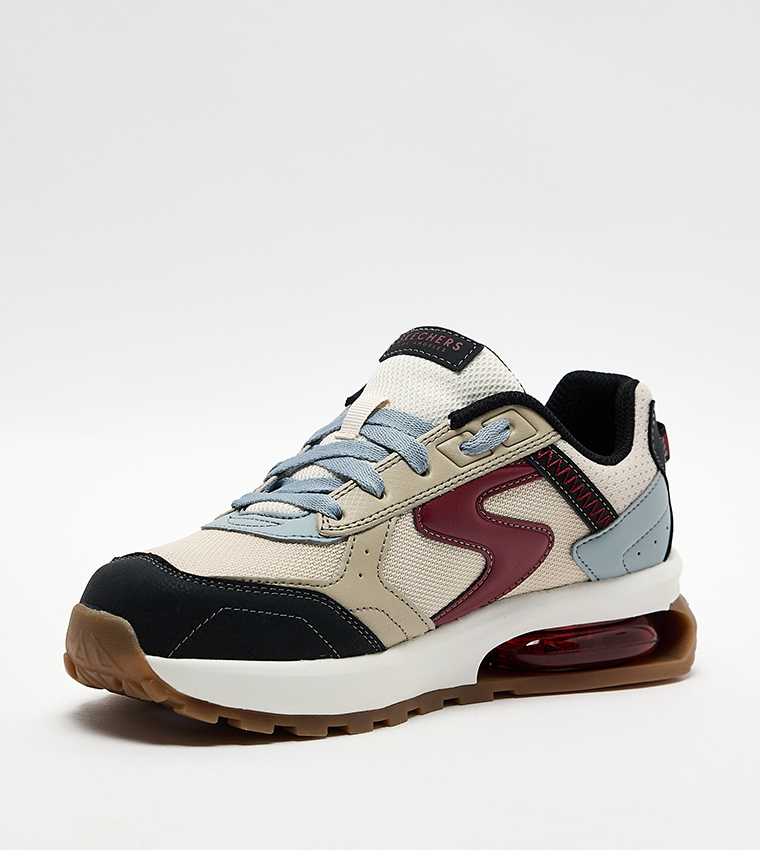 SKX-167 Color Block Lace-Up Sneakers