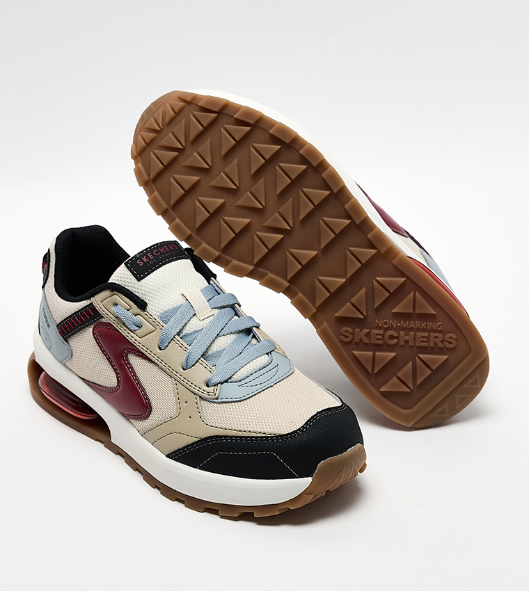 SKX-167 Color Block Lace-Up Sneakers