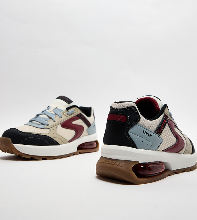 SKX-167 Color Block Lace-Up Sneakers