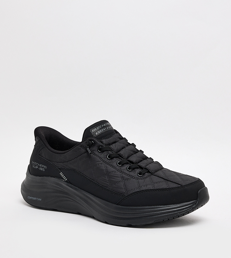 CONTOUR FOAM Quilted Slip-On Shoes
