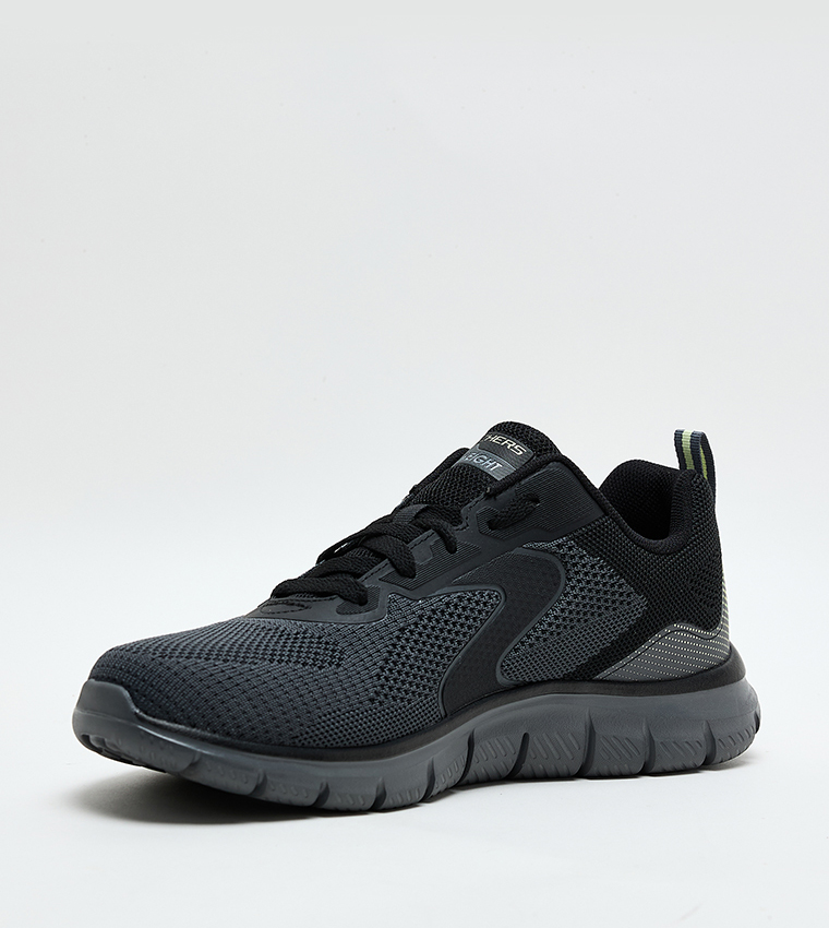 TRACK - LERKO Knitted Lace Up Shoes